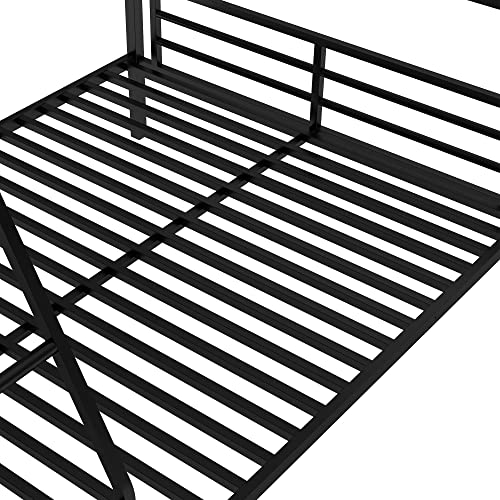 Triple Bunk Beds with Loft & Desk - L-Shaped