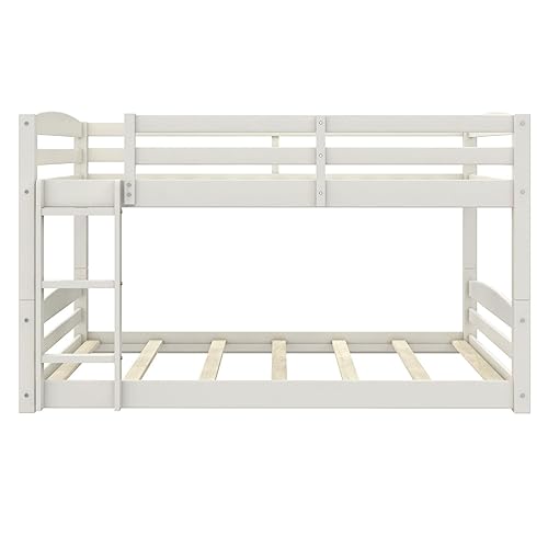 White Full-Over-Full Bunk Bed by DHP Phoenix