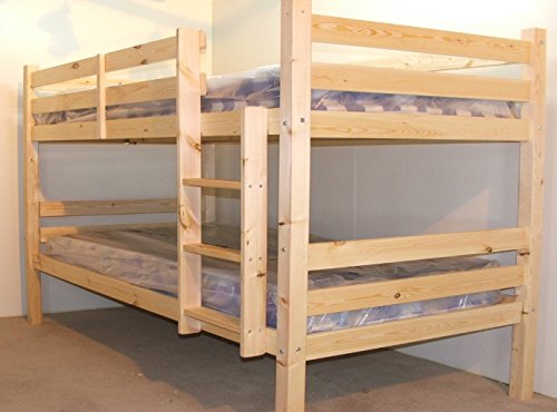 Everest Classic Double Bunk Bed with Sprung Mattresses