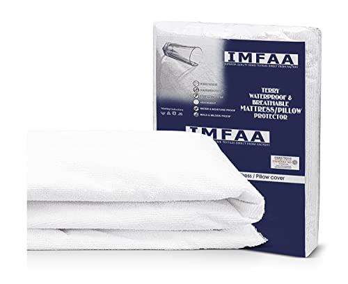 Waterproof King Size Mattress Protector with Stretch Skirt