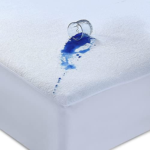 Waterproof Single Mattress Topper with Anti Allergy Cover