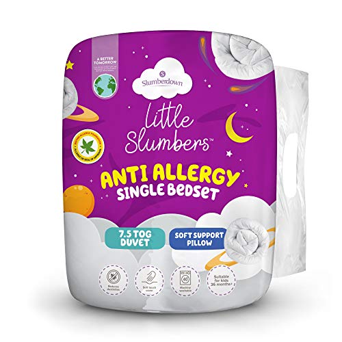 Kids Anti-Allergy Single Duvet & Pillow Set