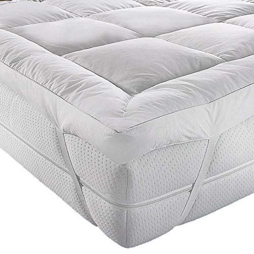 Hypoallergenic Microfiber Mattress Topper - White