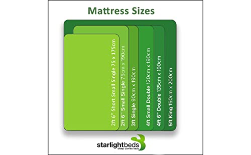Starlight Beds Double Memory Foam Hybrid Mattress