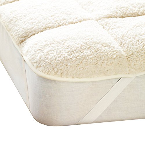 Luxurious Teddy Bear Sherpa Fleece Mattress Topper