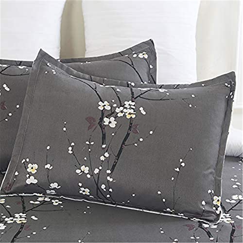 Floral Duvet with 2 Pillowcases - King Size