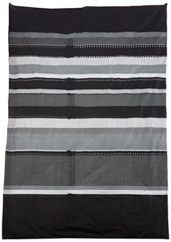Grey Striped Bunk Bedding Set for Teens/Adults