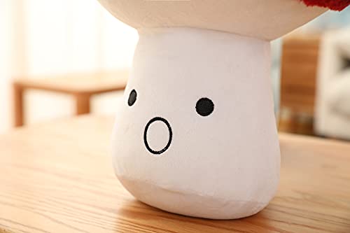Cute Surprised Mushroom Throw Pillow - Medium