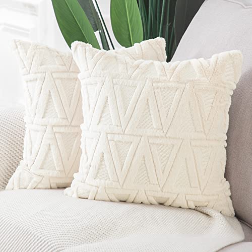Luxury Plush Decorative Cushion Cover Set