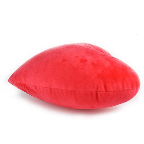 Red Heart Fluffy Cushion for Valentine's Day