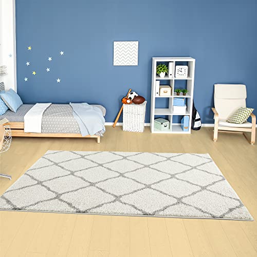 Moroccan Design Shaggy Rug for Bunk Beds