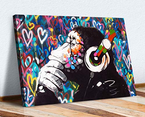 Monkey Love Wall Art Print