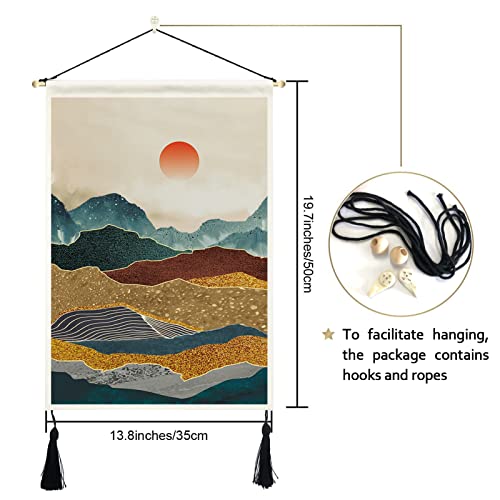 Japanese Mountain and Forest Wall Hanging Tapestry