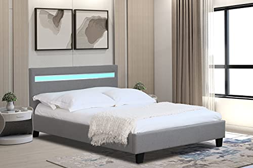 Modern LED Bed Frame with Tanya Mattress
