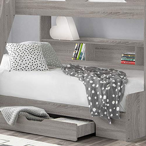 Orion Grey Oak Triple Sleeper Bunk Bed