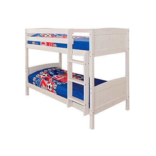 White Wash Solid Pine Bunk Bed - 3ft