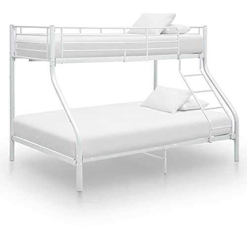Triple Sleeper Bunk Bed - White Metal