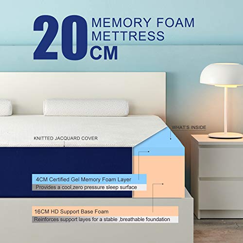 Breathable Double Memory Foam Mattress