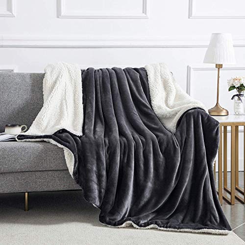 Soft Sherpa Fleece Blanket for Beds and Sofas