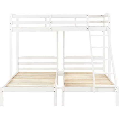 Triple Sleeper Bunk Bed for Kids and Teens