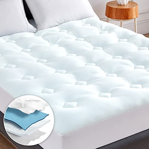 Cooling Memory Foam Mattress Topper - Double Bed