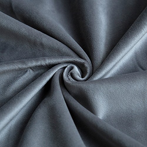 2-Pack Velvet Soft Decorative Pillow Covers (Grey)