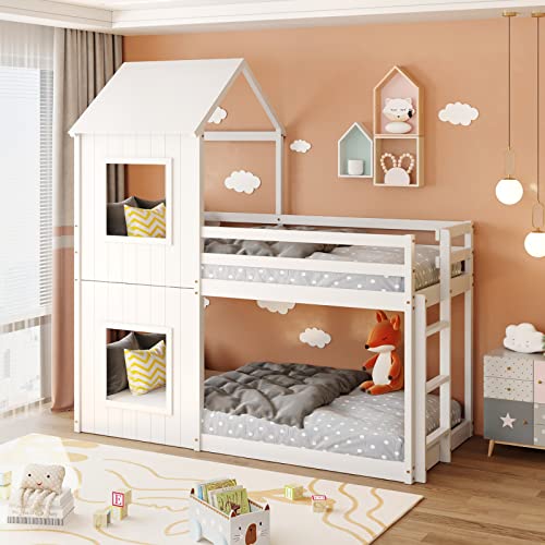 Treehouse Bunk Bed for Kids