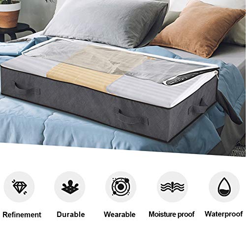 Large Underbed Storage Bags with Handles - 4 Pack