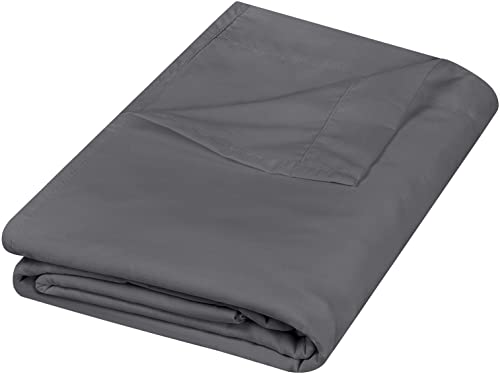Grey Single Flat Sheet - Easy Care Microfibre Fabric