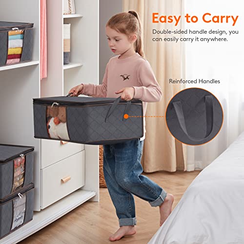 Underbed Clothes Storage Boxes with Lids
