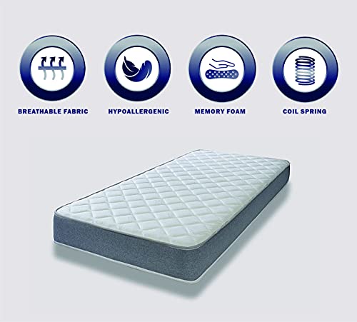 Cooltouch Hybrid Spring & Foam Bunk Bed Mattress