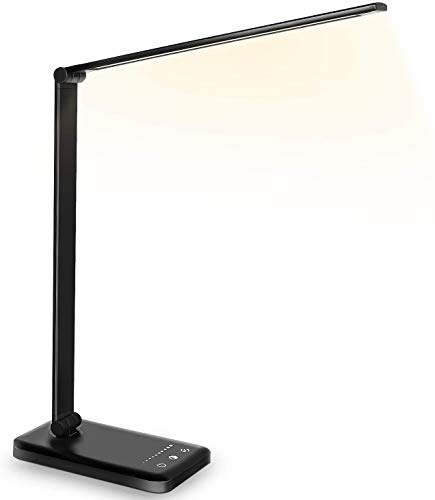 Aluminum Dimmable Desk Lamp with USB Port