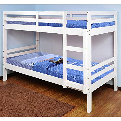 Happy Beds Durham Bunk Bed - White Wood
