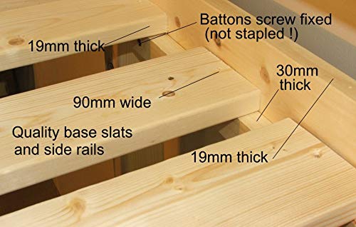Aspen 3ft Single Solid Pine Slanted Ladder Bunk Bed