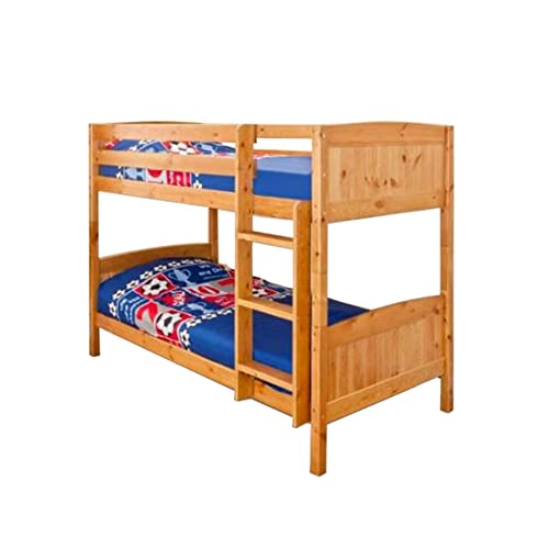 Christopher Pine Bunk Bed Set with 2 Mattresses
