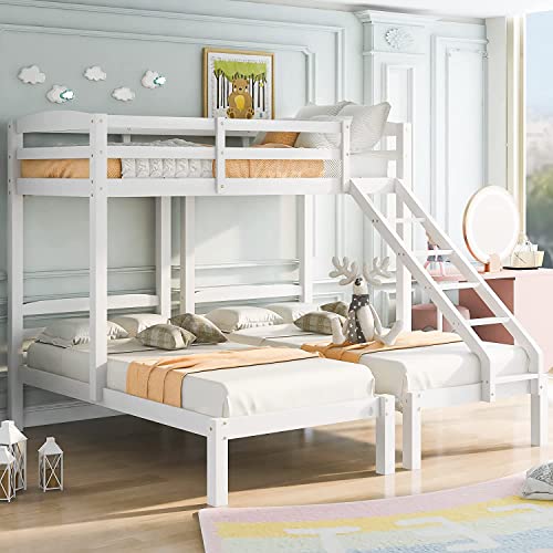 Triple Sleeper Bunk Bed for Children and Teens