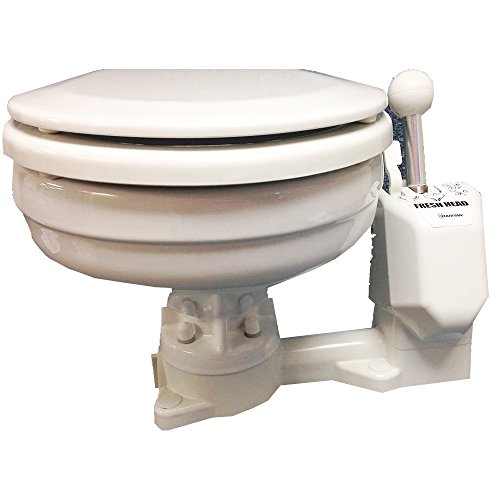Raritan Fresh Head - Fresh Water Flush - Manual - Marine Size - Right Hand Operation (54063)