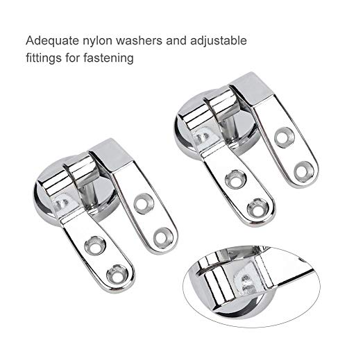Zinc Alloy Universal Toilet Hinge Kit
