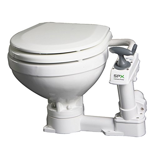 Compact Manual Marine Toilet by Johnson Pumps