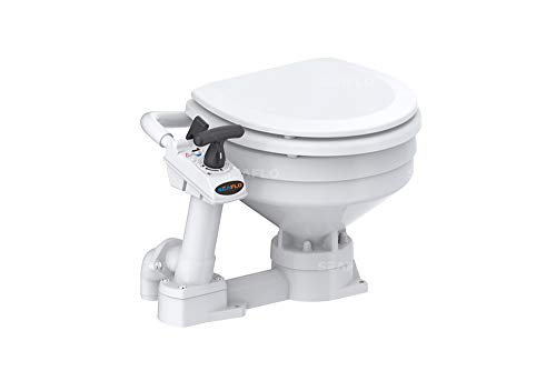 SEAFLO Manually Operated Marine Toilet Boating Head