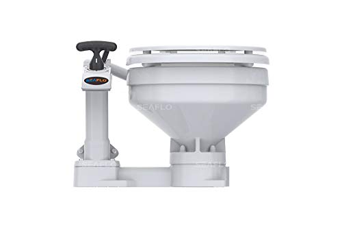 SEAFLO Manually Operated Marine Toilet Boating Head