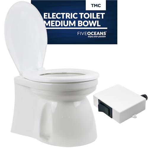 TMC Electric Marine Toilet with Soft-Close Lid