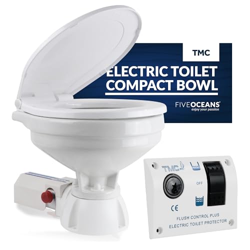 Electric Marine RV/Boat Toilet - TMC Compact Macerator