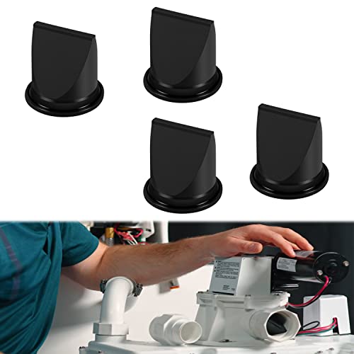 1-1/2" Black Duckbill Valve Kit - 4 Pack
