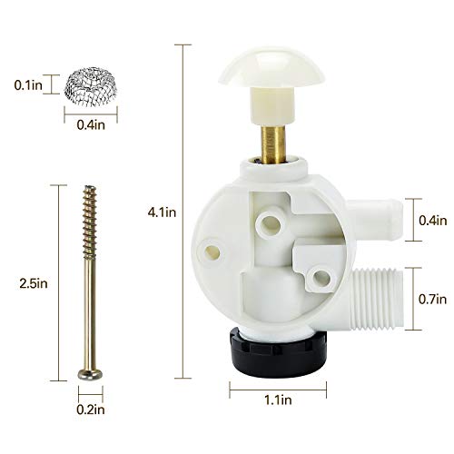 Funmit RV Water Valve Kit for Sealand Toilets