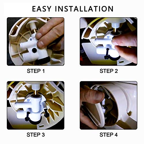 Funmit RV Water Valve Kit for Sealand Toilets