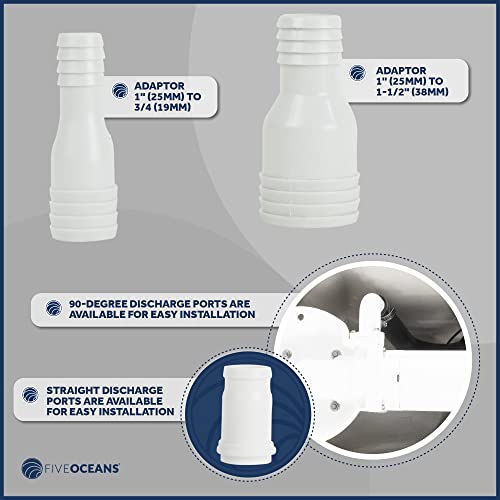 Compact Electric Marine Toilet with Macerator Pump