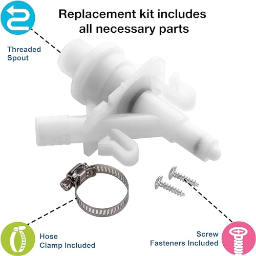 RV Water Valve Replacement Kit - Halotronics