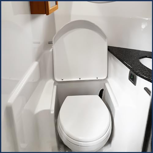 Compact Electric Marine Toilet with Macerator Pump
