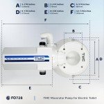 Electric Marine Toilet Macerator Conversion Kit - FO728